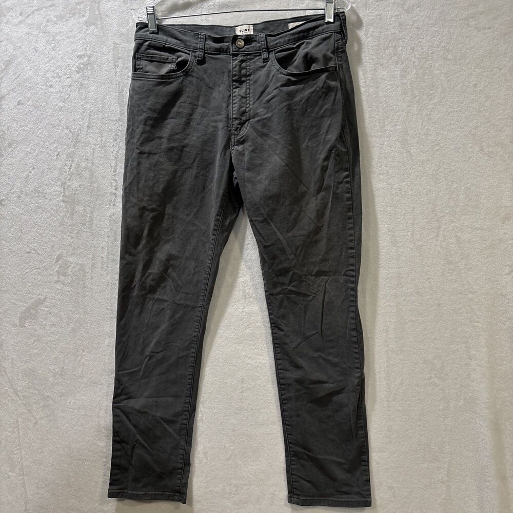 Flint and Tinder 365 Slim Fit 5-Pocket Pants Charcoal Grey Men's 32x30 Huckberry